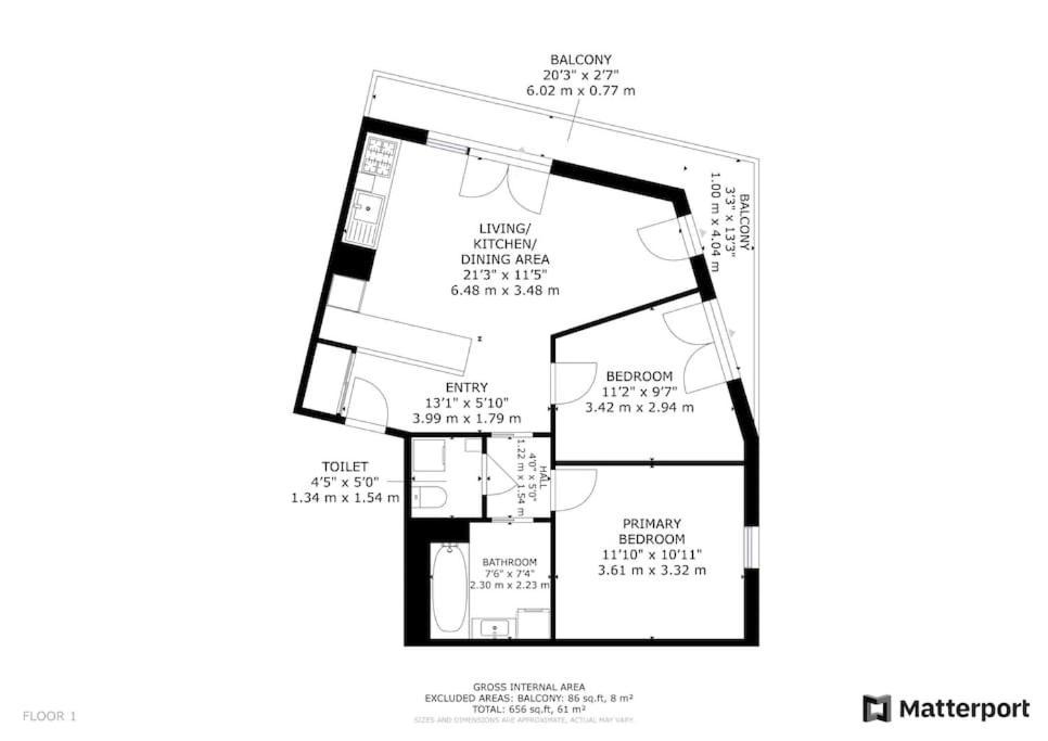 T3 Brooklyn - Luminous - - Wifi - Parking Apartment